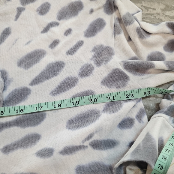 Marc New York Performance Tie-Dye Hoodie Women’s Large Gray White Pullover - Picture 8 of 11